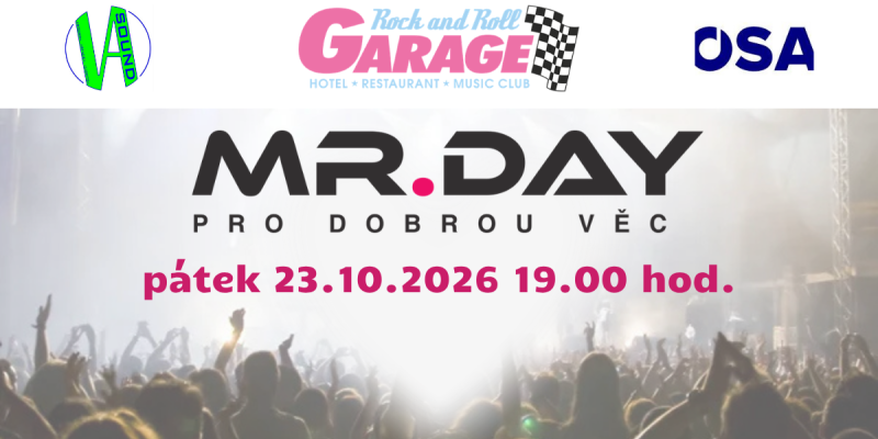 Mr.DAY - koncert pro dobrou věc 2026