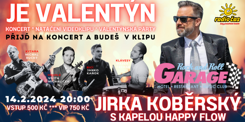 Valentýnský koncert  - Jirka KOBĚRSKÝ