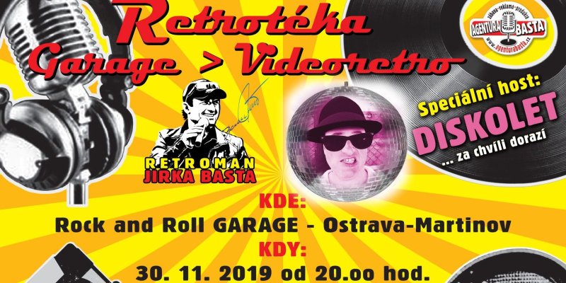 RETROTÉKA Jirky Basty - diskotéka