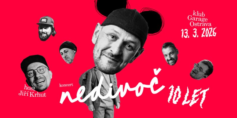 NEDIVOČ 10 let - host Jiří KRHUT