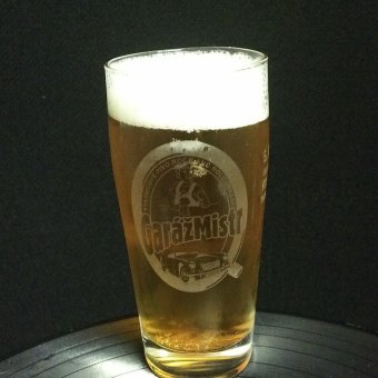 Výroční sklenice "výška" 0,3l jednobarevný průhledný potisk