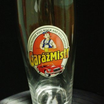 Sklenice "výška" 0,3l barevný potisk